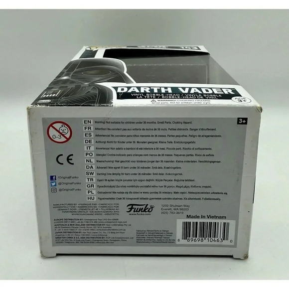 Funko Pop! Star Wars Rogue One‎ - Darth Vader #143 New In Box - Picture 6 of 6